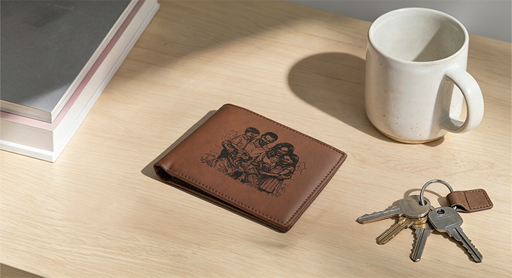 Custom Family Photo Wallet